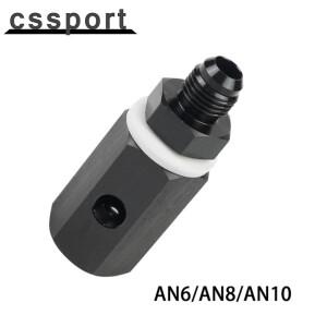 AN6 AN8 AN10 알루미늄 남성 연료 전지 탱크 롤 오버 배기 단방향 밸브 벤트 조인트 검정색 TF-1132