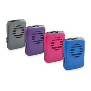 O2COOL 디럭스 스포츠 해변 배터리로 작동하는 이벤트 선풍기 목걸이 개인 핸즈프리