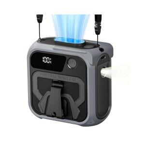 피오코 휴대용 속도 허리 선풍기 16000RPM 셔츠용 충전식 10000MAH 5단 언더