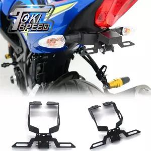 GSXR125 GSXS125 GSX-R150 2017-2024 오토바이 라이센스 플레이트 마운트 홀더 테일 번호 프레임 브래킷