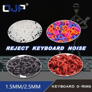 125pcs Keycaps 링 씰 스위치 체리 MX 키보드 댐퍼 교체 용 사운드 소음 감소