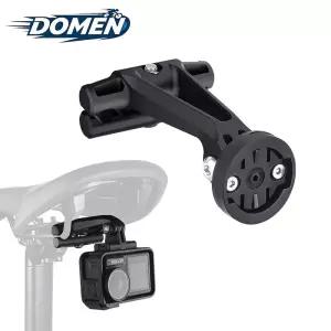 DOMEN 자전거 안장 램프 브래킷 시트포스트 홀더 마운트 테일라이트 가민 바리아 레이더 후방 감지기