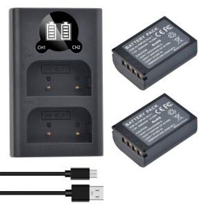 호환 올림푸스용 BLX-1 BLX1 카메라 배터리 LED 듀얼 USB 충전기 올림푸스용 OM-1 OM1