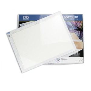 다이아몬드 도츠 도츠라이트 프로페셔널 A3 라이트업 트레이싱 패드 - 도트, 드로잉, 공예, 아티스트용 LED 테이블용 라이트 보드, 트레이싱용 휴대용 박스