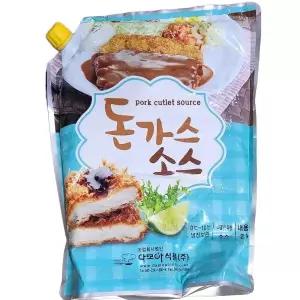 다모아 돈까스 소스 2Kg/돈가스/쏘스/경양식/생선/까스/치킨/옛날식/맛있는/대량/대용량/급식/가정용/학생