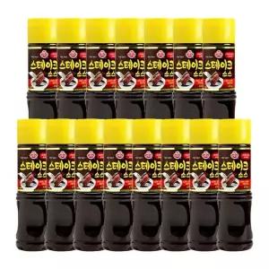 스테이크소스 470G 15개/찹/함박/스테이크/소스/가정용/학교/급식소/맛있는/돈까스/식당용/바베큐/양념