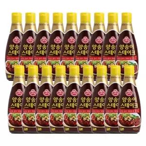 양송이 스테이크 소스 270G 18개/소스/스테이크용소스/고기소스/가정용스테이크소스/음식소스/조리용소스/