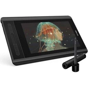 XPPEN Artist12 11.6인치 FHD 드로잉 모니터 펜 디스플레이 모니터PN06 배터리 프리 다기능 홀더 및 장갑 8192 압력 민감도 포함