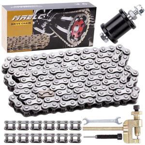 콜먼 CT100U, CC100X, 바하 두들 버그, 프레데터 212cc 79cc 97cc 100cc 및 모토복스 모델을 위한 업그레이드된 35 체인 140 링크 미니 자전거 고 카트 텐셔너