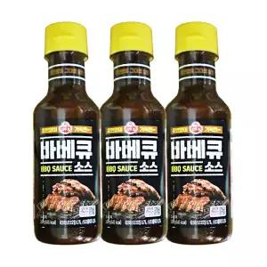 오뚜기 바베큐 소스 340g 3개 캠핑 고기 숯불