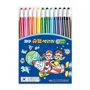 지구 슈퍼 색연필 12색