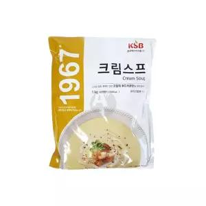 한국에스비 데일리 크림스프 1Kg 분말스프 대용량 식당용식자재 가루스프 아침대용 업소용