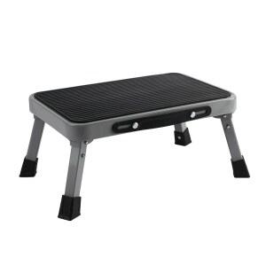 TreeLen 1단계 330파운드 용량 접이식 금속 스텝 스툴, 휴대용 사다리, 미끄럼 방지, 견고함