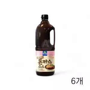 면사랑 프리미엄 부어먹는 돈까스소스 1.8L X 6개 업소용 경양식 옛날돈까스 돈가스소스