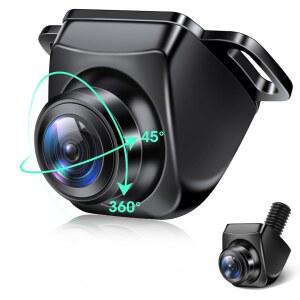 AHD 1080P 백업 카메라 360 회전식 자동차용 후진 트럭 슈퍼 나이트 비전 IP69K 방수 후방측면 뷰 170 광각 후진선 드릴링