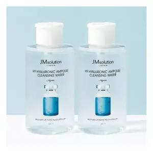 기초케어 제이엠솔루션 재팬 H9 히아루로닉 앰플 클렌징 워터 아쿠아 500ml x 2개 (정가 76,000원)