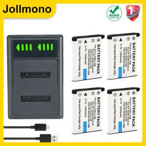 호환 1200mAh Li 40B Li-42B Li 42B 배터리 후지필름 후지 NP-45 NP 45 NP45 NP 45A 45B 45S EN-EL10용 올림푸스용 LCD USB 충전기