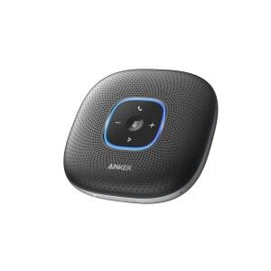Anker PowerConf 스피커폰 6 마이크 장착 Zoom 인증 컨퍼런스 스피커 360 향상된 음성 픽업 24시간 통화 시간 Bluetooth 5.3 USB C 개인 작업 공간을 위한 선도적인 플랫폼과 호환 가능