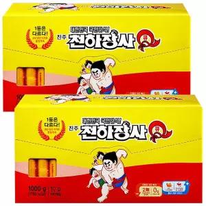 천하장사 Q1000g x 2개 소시지 소세지 간식 안주