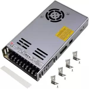 평균 우물 24V 전원 공급 장치 LRS-350-24 DC 350W 14.6A 밀폐형 스위칭 3D 프린터 교체 벤치 단자 커버