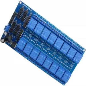 ACEIRMC 12V 16채널 릴레이 인터페이스 보드 모듈 옵토커플러 LED LM2576 아두이노 DIY 키트 PiC ARM AVR용