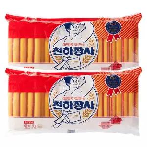 진주햄 천하장사 소세지 아이들 간식 더블링 치즈 햄 모음 990g 대용량 빅사이즈
