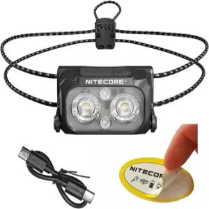 니테코어 NU25 MCT UL 400 루멘 초경량 헤드램프 백팩킹 캠핑 러닝용 USB-C 충전식 스티커