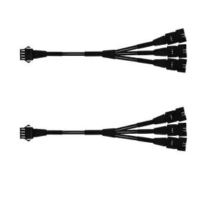 5050 LED SMD RGB 네온 액센트 키트 스플리터와 함께 사용할 수 있는 Kingshowstar 2pc 3Way Y 케이블