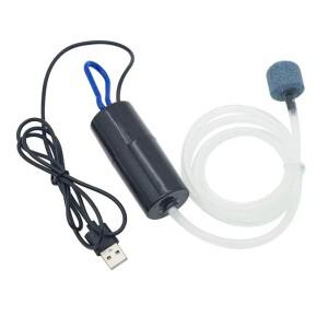 수족관 USB 공기 펌프 물고기 탱크 침묵 압축기 휴대용 미니 산소 발생기 통풍기 액세서리 5v