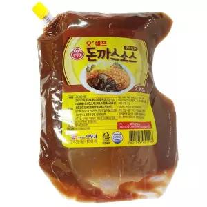 대용량 업소용 경양식 돈까스소스 2kg 벌크 음식점용