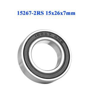 호환 10pcs 15267-2RS 15267RS MR15267 15267 2RS GCR15 볼 베어링 15x26x7mm 자전거 허브 전면 후면 허브 휠 자전거 베어링