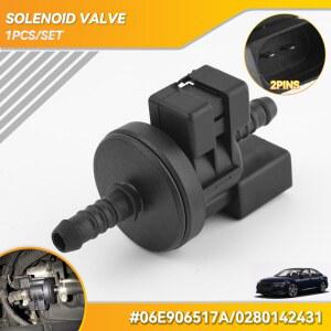 진공 솔레노이드 밸브 N80 06E 906517 0280142431 A3 A4 A6 Q7 A8 VW Mk5 MK6 골프 GTI Passat Jetta Beetle