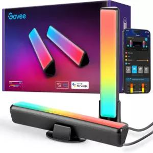 고비 스마트 LED 라이트 바 알렉사 및 구글 어시스턴트와 함께 작동 게임 PC 룸 데코레이션을 위한 장면