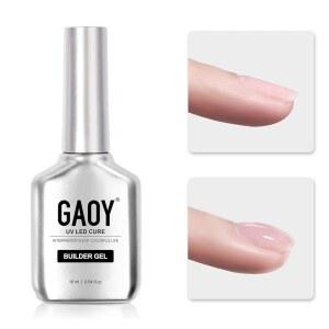 GAOY 클리어 네일 16ml 강화제 익스텐션 하드 베이스 자외선 코트 지속되는 오래 흡수 경화제 필요