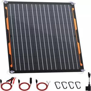 충전 컨트롤러가 내장된 FlexSolar 20W 12V 태양광 패널 충전기 키트 휴대용 방수 트리클 배터리 유지