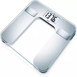 뷰러 체지방 분석기 BMI 다중 사용자 및 인식 디지털 욕실 체중계 XL 디스플레이 BF130 실버