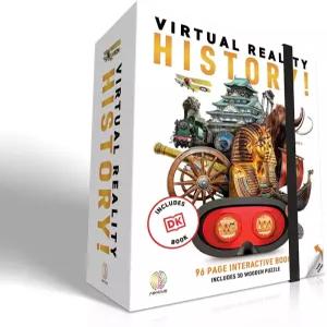 주판 브랜드 가상 현실 역사! - 일러스트 인터랙티브 VR 도서 및 STEM 학습 활동 세트 8세 이상용