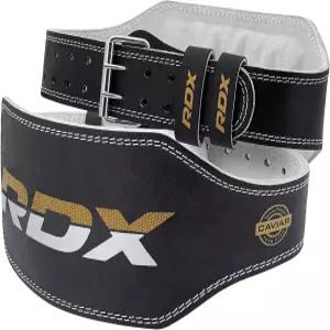 RDX 웨이트 팅 벨트 체육관 운동 6인치 가죽 패딩 허리 지지대 남성 여성 조절 가능한 구멍 10개 파워팅