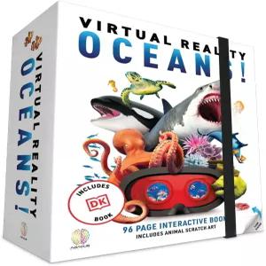 주판 브랜드 가상 현실 오션스! 선물 상자 - 일러스트 인터랙티브 VR 도서 및 STEM 학습 활동 세트 8세