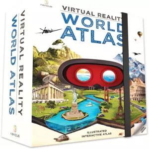 주판 브랜드 가상현실 월드 아틀라스 선물 상자 - 일러스트 인터랙티브 VR 및 STEM 학습 활동 세트 8세