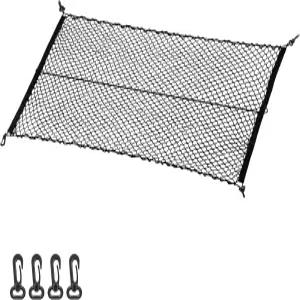 MICTUING 업그레이드된 41 x 30 인치 카고 네트 오토 트렁크 리어 정리함 엘라스틱 메쉬 홀더 SUV 트럭