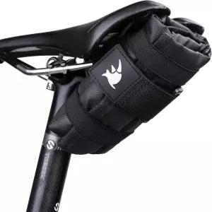 라이노워크 자전거 안장 가방 롤 도구 파우치 수리 산악 로드 바이크 MTB 고정 기어 포켓 팩