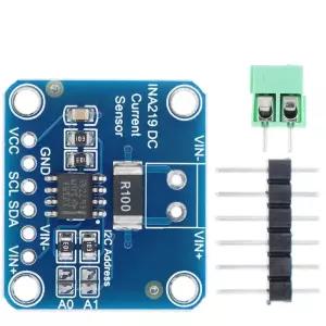 INA219 양방향 DC 전류 전원 공급 장치 센서 브레이크 아웃 모듈 DIY IIC I2C 모니터링 3V-5V 1-10 개