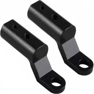 오토바이 변환 브래킷 백미러 연장 막대 휴대폰 홀더용/백미러/USB 충전기/GPS 헤드라이트/스쿠터 ATV 2팩