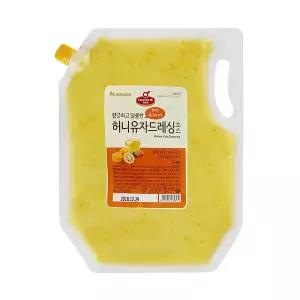 쉐프원 허니유자드레싱소스 2kg/청정원 소스