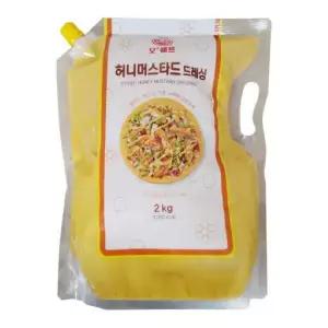오뚜기 오쉐프 허니 머스타드드레싱 2kg 6개 1박스