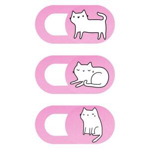 웹캠커버 카메라 가리개 커버 웹캠 태블릿 노트북 컴퓨터 패턴 USB 고양이 보호 정보 차단기 슬라이드