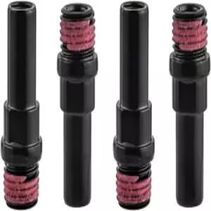 4Pcs 블랙 바이크 10mm V 브레이크 홀 마운트 나사 산악 도로 자전거 고정 기어 포크 캔틸레버 포스트 볼트