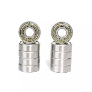 블렌더 스케이트보드 스쿠터 스피너 롤러 608 베어링 608z 볼 고속 ABEC-7 10개