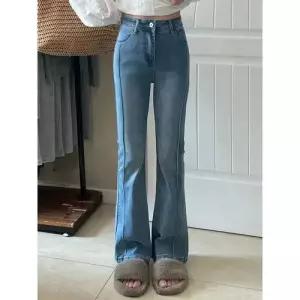록쉬블몰 남성용 빈티지 봄 와이드핏 청바지 빅사이즈 슬림핏 부츠컷 HO1